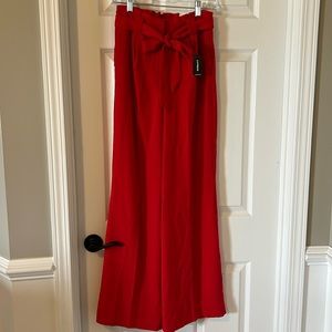 Express wide leg high rise trouser, NWT